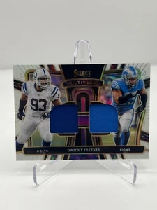 2024 PANINI SELECT DWIGHT FREENEY 40/75 WHITE PRIZM MULTIVERSE DUAL PATCH MP-DFY - Picture 1 of 2