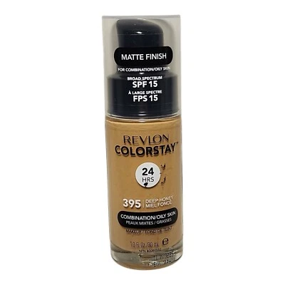Revlon ColorStay 24Hrs Matte Finish Makeup Foundation 395 Deep Honey + SPF 15  - Image 1 of 4
