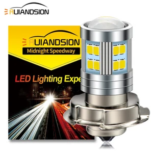 White P26S 2835 24 LED DC 6V/ 10-30V Headlight Lamp Front Bulb for Motor 800LM - Picture 1 of 8