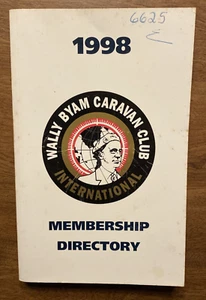 Wally Byam Caravan Club International 1998 Membership Directory R21 - Picture 1 of 23