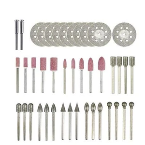 Juego de 42 brocas de corte de molienda de diamante para herramienta giratoria Dremel piedra vidrio - Imagen 1 de 7