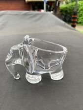 Aschenbecher Vannes le Chatel Crystal Glass Elefant France
