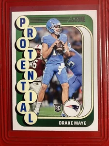 2024 Score - Protential #2 Drake Maye Rookie (RC) Patriots - Picture 1 of 4