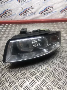 AUDI A4 2001-2005 B6 PASSENGER SIDE HEADLIGHT HEADLAMP HALOGEN 8E0941003G - Picture 1 of 3
