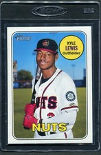 2018 Topps Heritage Minor League Kyle Lewis #141 Mariners