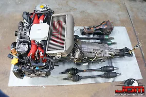 SUBARU FORESTER STi ENGINE 6 SPD TRANSMISSION 03-08 SG9 EJ25 2.5L DOHC COMPLETE - Picture 1 of 14