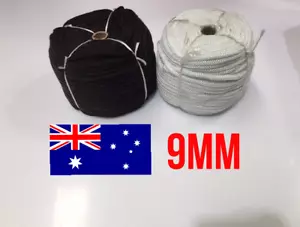 9mm x 1M - Wood Fire Stove Heater Door Rope Seal Gasket Fiberglass Fireplace - Picture 1 of 2