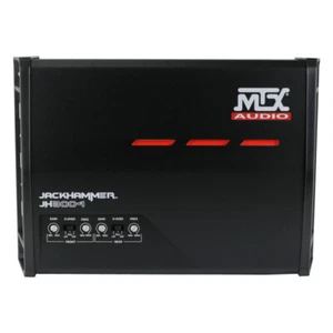 Amplificador de audio para automóvil MTX Audio JH3004 Jackhammer 300W 4 canales clase-AB NUEVO - Imagen 1 de 5