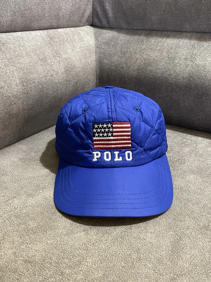 Vintage Ralph Lauren Polo Sport Hat Cap Flag - Image 1 of 4