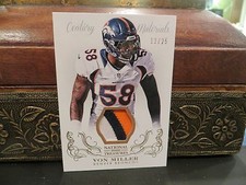 National Treasures Century Materials Prime Jersey Broncos Von Miller 12/25  2013
