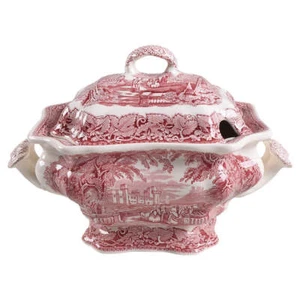 Mason's Vista Rosa Pequeño Bedford Tureen y Tapa 6444372 - Imagen 1 de 1
