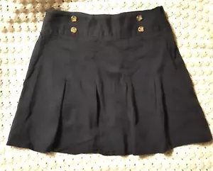 GIRL'S NAVY BLUE SIZE 14 SCHOOL UNIFORM PLEATED SKORT / SKIRT OLD NAVY GUC - Picture 1 of 5