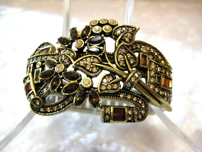 Pulsera HEIDI DAUS "Dramatic De'collete" (Topacio) Talla M/L (Origin. $259.95) Foto 1 de 4