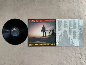 JOE STRUMMER Earthquake Weather LP 1989 Epic USA Shrink THE CLASH Original Inner - Picture 1 of 8