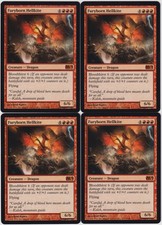 MTG 4X Furyborn Hellkite X4 M12 Magic 2012 - LP/NM