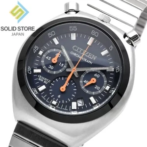 Orologio Cronografo CITIZEN COLLECTION Record Label Tsuno Chrono AN3660-81L Navy - Foto 1 di 10