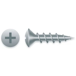 #6 x 5/8" PHILLIPS OVALADO ZINC TABLERO DE PARTÍCULAS BISAGRA TORNILLOS 25.000ct | 610OLZ - Imagen 1 de 1