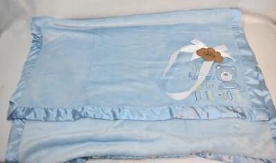 Cobertor Baby Essentials azul Thank Heaven para meninos - Imagem 1 de 4