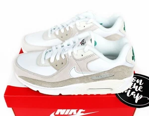 Nike Air Max 90 SE 2 Sail White Bone Grey Green First Use GS UK 3 4 5 6 7 US New - Picture 1 of 12