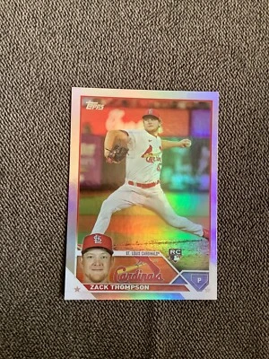 2023 Topps Series 1 Zack Thompson Silver Rainbow Foil RC #34 - Near Mint - Image 1 of 2