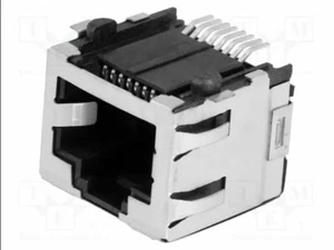 Buchse abgeschirmt RJ45 PIN: 8 Kat: 5 vergoldet System: 8p8c 6339160-1 RJ-Steck - Picture 1 of 1