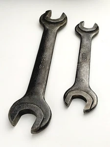 Vintage Bonney Open End Wrench 33F 7/8 - 15/16 & 29F 11/16 - 25/32 Lot of 2 USA - Picture 1 of 4