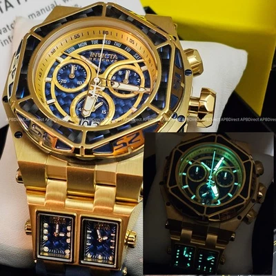 Invicta - CARBON HAWK - Swiss 8040.N Day Retrograde Reserve 3 Movts mens watch  - Image 1 of 4