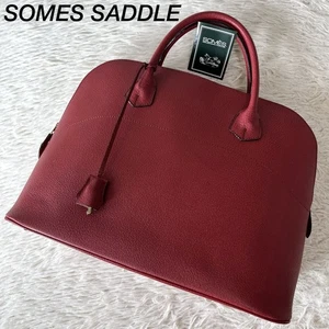 Nuevo Bolso de Mano SOMES SADDLE Cuero Marrón Hecho en Japón Para Hombre Sin Usar Auténtico - Imagen 1 de 11