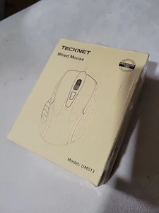 TECKNET mouse Wired USB connection 6Button Model UM013 Gray - Picture 1 of 1