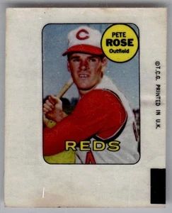 Decalcomanie Topps 1969 #36 Pete Rose - Foto 1 di 2