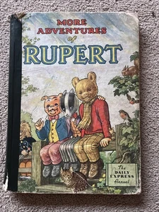 More Adventures Of Rupert - The Daily Express Annual 1953 - VINTAGE - Imagen 1 de 10