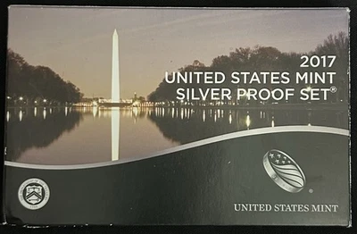 2017 S US Mint Silver Proof Set with Box and Certificate of Authenticity - Image 1 of 4