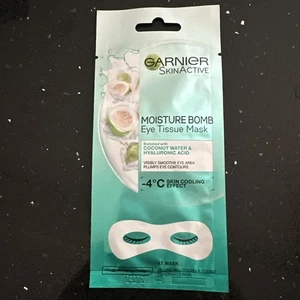 Garnier Moisture Bomb Hyaluronic Acid & Coconut Water Eye Tissue Mask - Picture 1 of 1