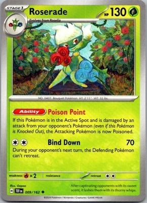 SV05: Temporal Forces #009/162 Roserade - Image 1 of 2