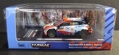 TARMAC WORKS 1/64 HYUNDAI i20 N RALLY1 HYBRID MONTE-CARLO 2024 WINNER - HOBBY64 - Image 1 of 4