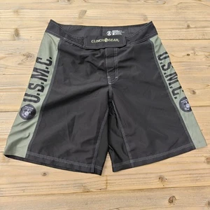 Clinch Gear Shorts Herren Gr. 34 schwarz grün USMC Marines MMA Training Ringen Gym - Bild 1 von 8