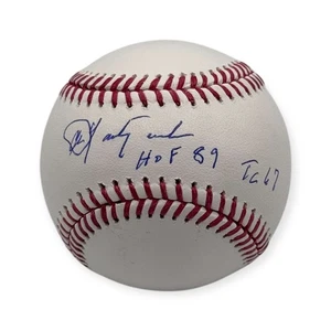 Carl Yastrzemski Autographed Baseball w/ HOF 89 & TC 67 Inscription JSA - Picture 1 of 2