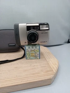 Minolta Vectis 200 IX-Date Silver Point & Shoot APS Film Camera - Tested & Works - Picture 1 of 20