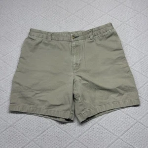 Duluth Trading Shorts Men's 34 Tan/Brown Khaki Chino Solid 100% cotton - Picture 1 of 7