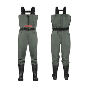 Fishing Chest Waders for Men & Women, Waterproof Lightweight PVC Bootfoot Wad... - Picture 1 of 5