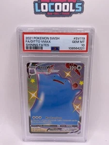 Pokémon Sword & Shield Shining Fates 2021 #SV119 arte completo/lo mismo VMAX PSA 10 - Imagen 1 de 2