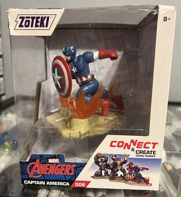 Marvel Avengers Zoteki Connect Create Figures Thor Thanos Iron Man Capt America - image 1 of 4