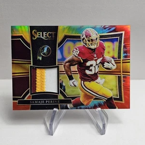 Samaje Perine RC 2017 Select Rookie Tie Dye Prizm Jersey Card #9 Serial /25 - Picture 1 of 2