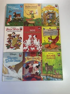 Lot of 9 Walt Disney Wonderful World of Reading Books Hard Cover Vintage Grolier - Bild 1 von 20