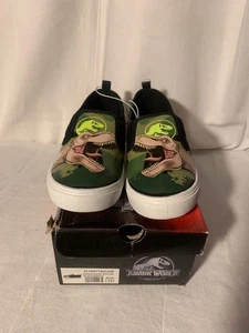 Neu im Karton Jurassic World Jungen T Rex Dinosaurier Jurassic Park Slipper Schuhe $20 OBO! - Bild 1 von 5