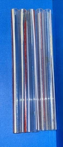 5 vorgeschnittene Schaugläser 9" Längen Menge 5 Öl und Gas Labore, Raffinerien - Bild 1 von 2