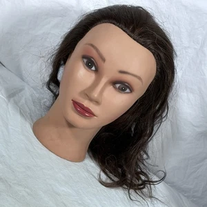 Marianna Miss Suzie Kin Mannequin Female Head Hair Cosmetology Stylist Uncut - Picture 1 of 9