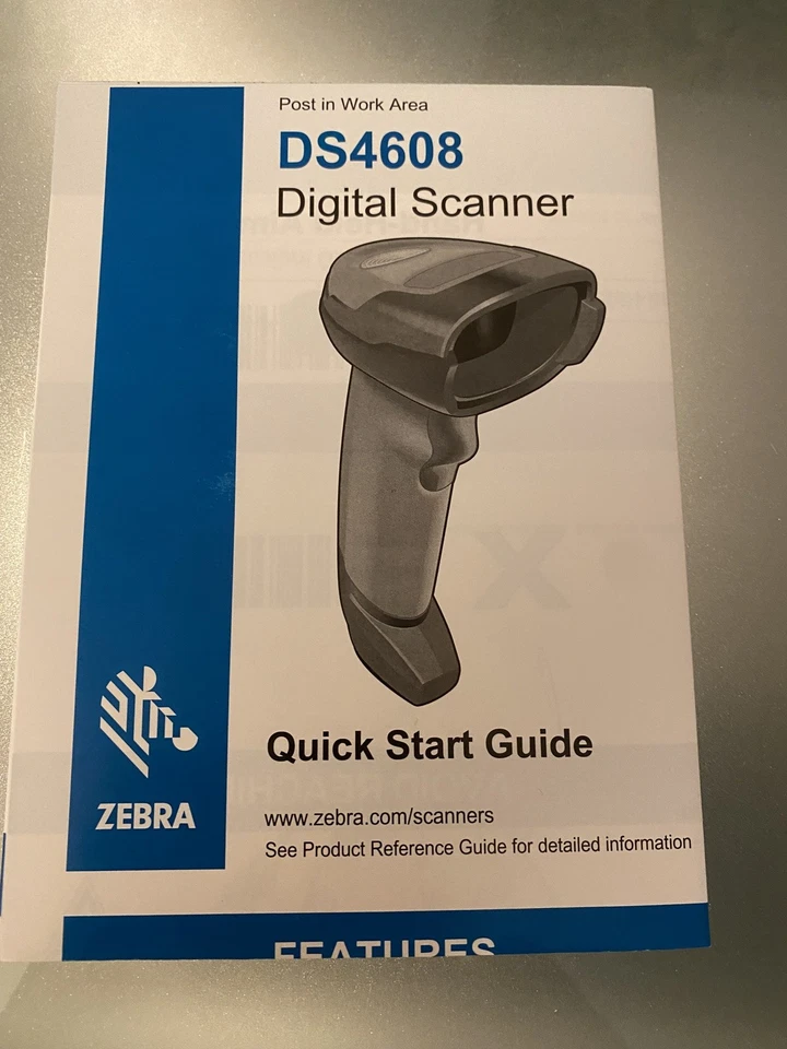 Zebra DS4608 Handheld Barcode Reader boxed new USB Cable included DS46  - Image 1 of 4