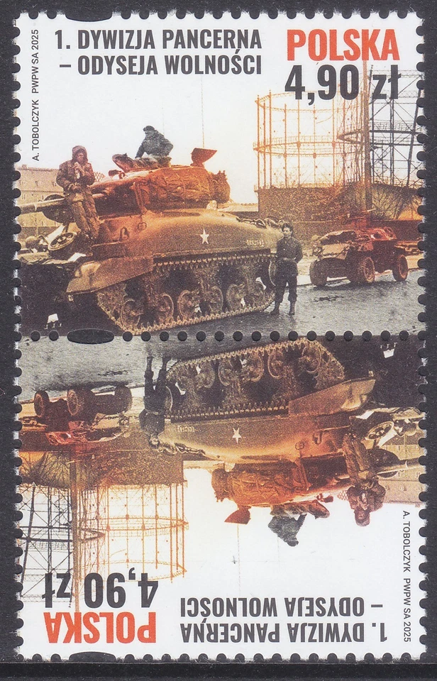 Polonia Nueva Edición 2025-11-17 (TB) La 1ª División Blindada Polaca Foto 1 de 1