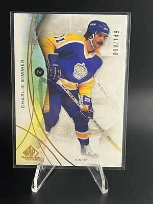 Charlie Simmer 2024-25 SP Game Used Gold /149 #189 Los Angeles Kings - Image 1 of 2